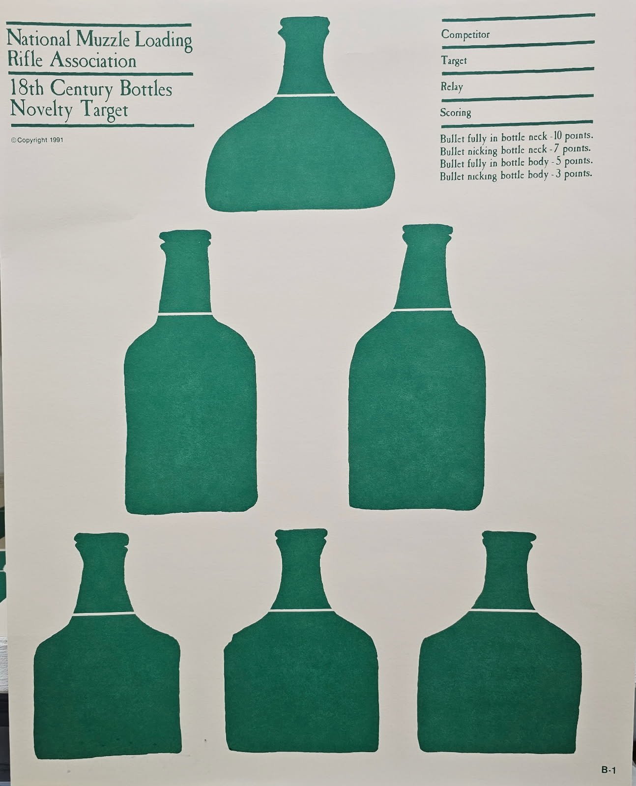 TG2427 -- Bottle Target