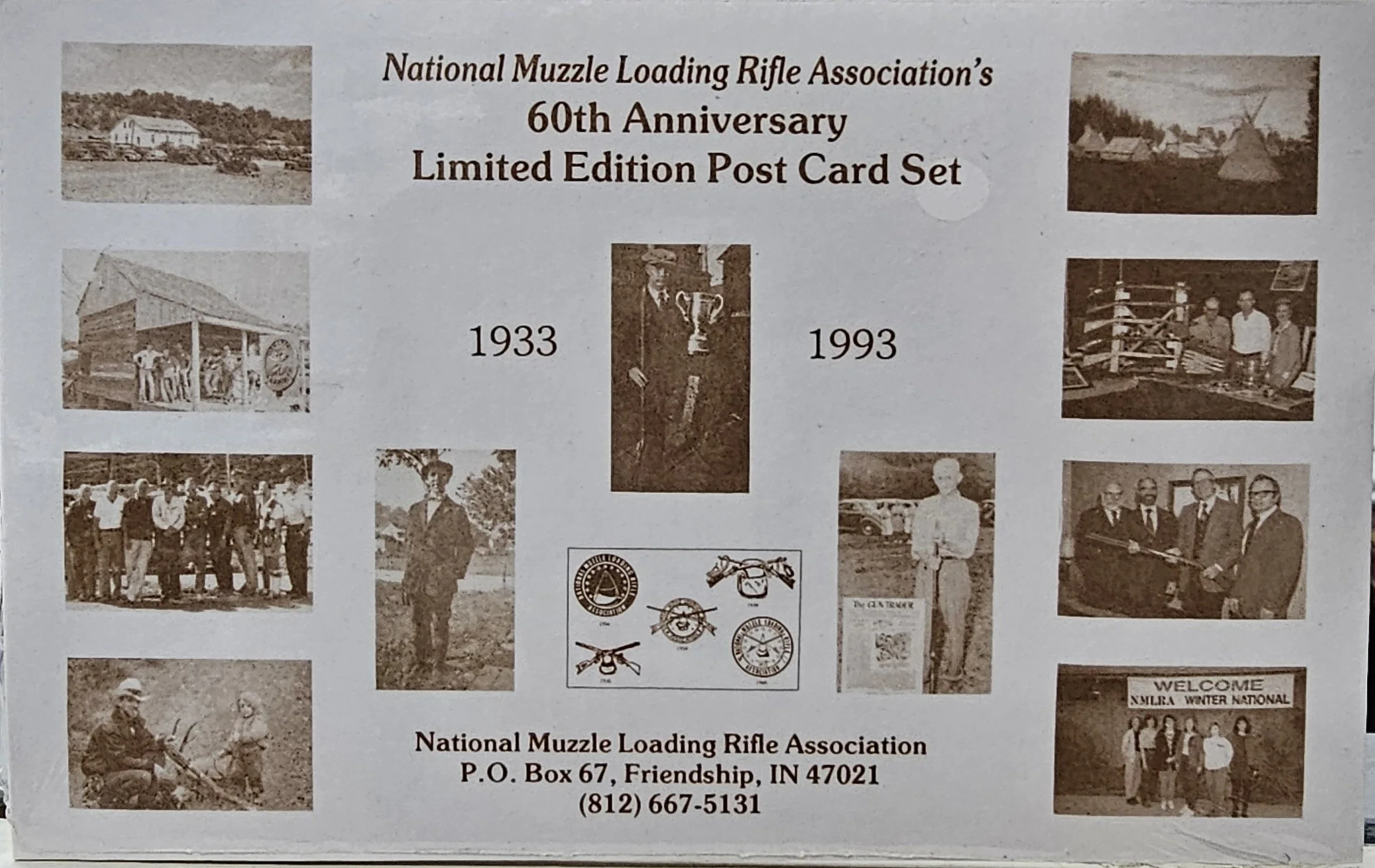 Vintage NMLRA 60th Anniversary Limited Edition Post Card Set